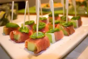 prosciutto with melon