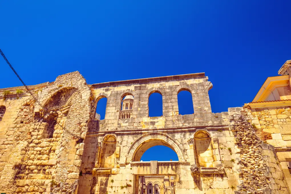 Silver gate Diocletian palace