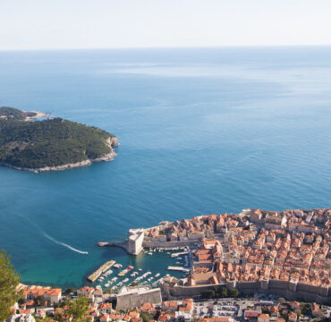 Beautiful Dubrovnik from the air