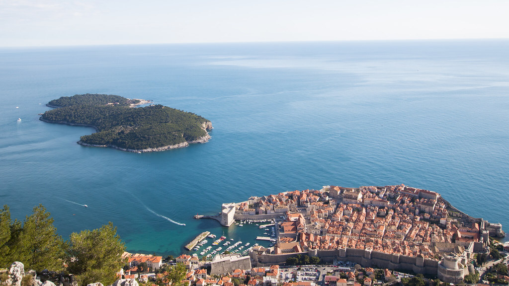 Beautiful Dubrovnik from the air