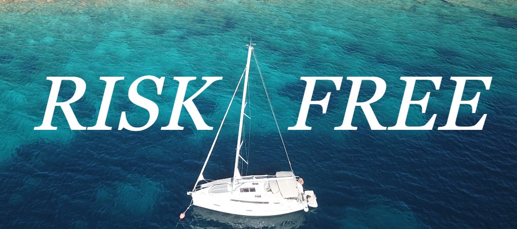 Croatia risk free sailing in the clear blue sea