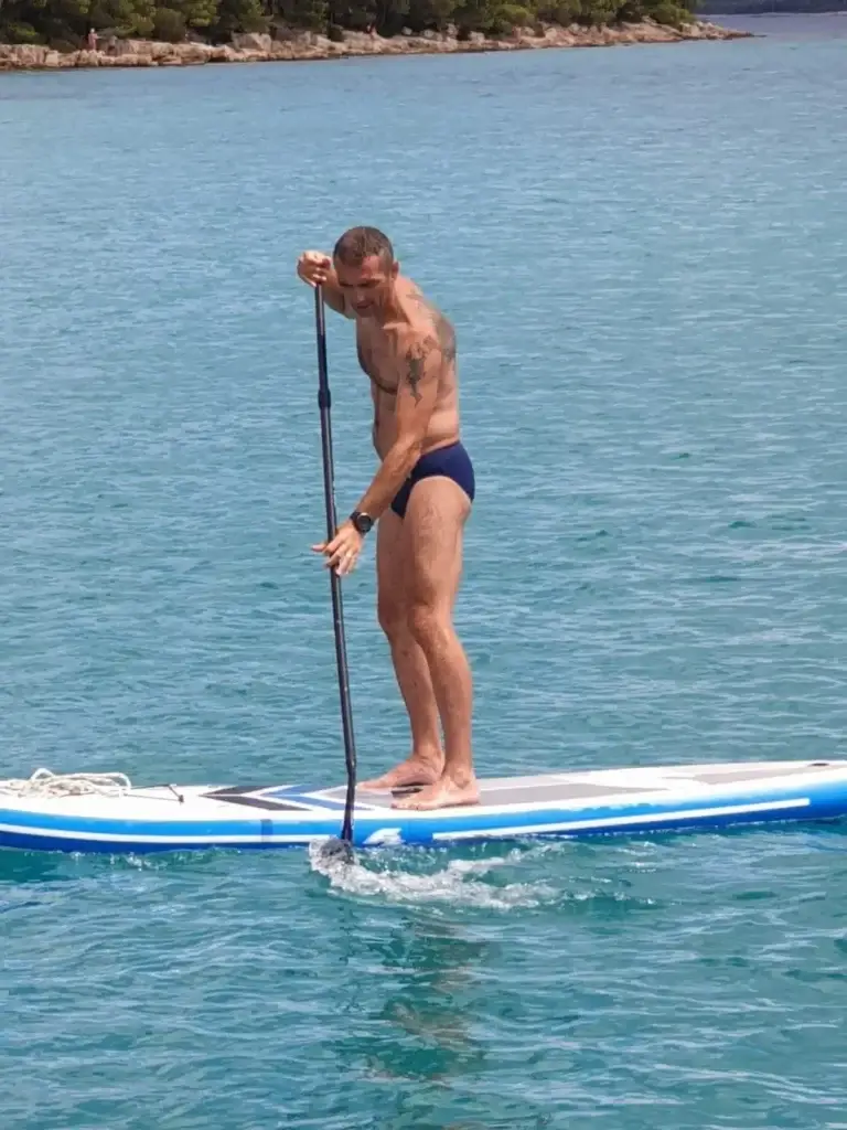 Paddleboarding in Croatia