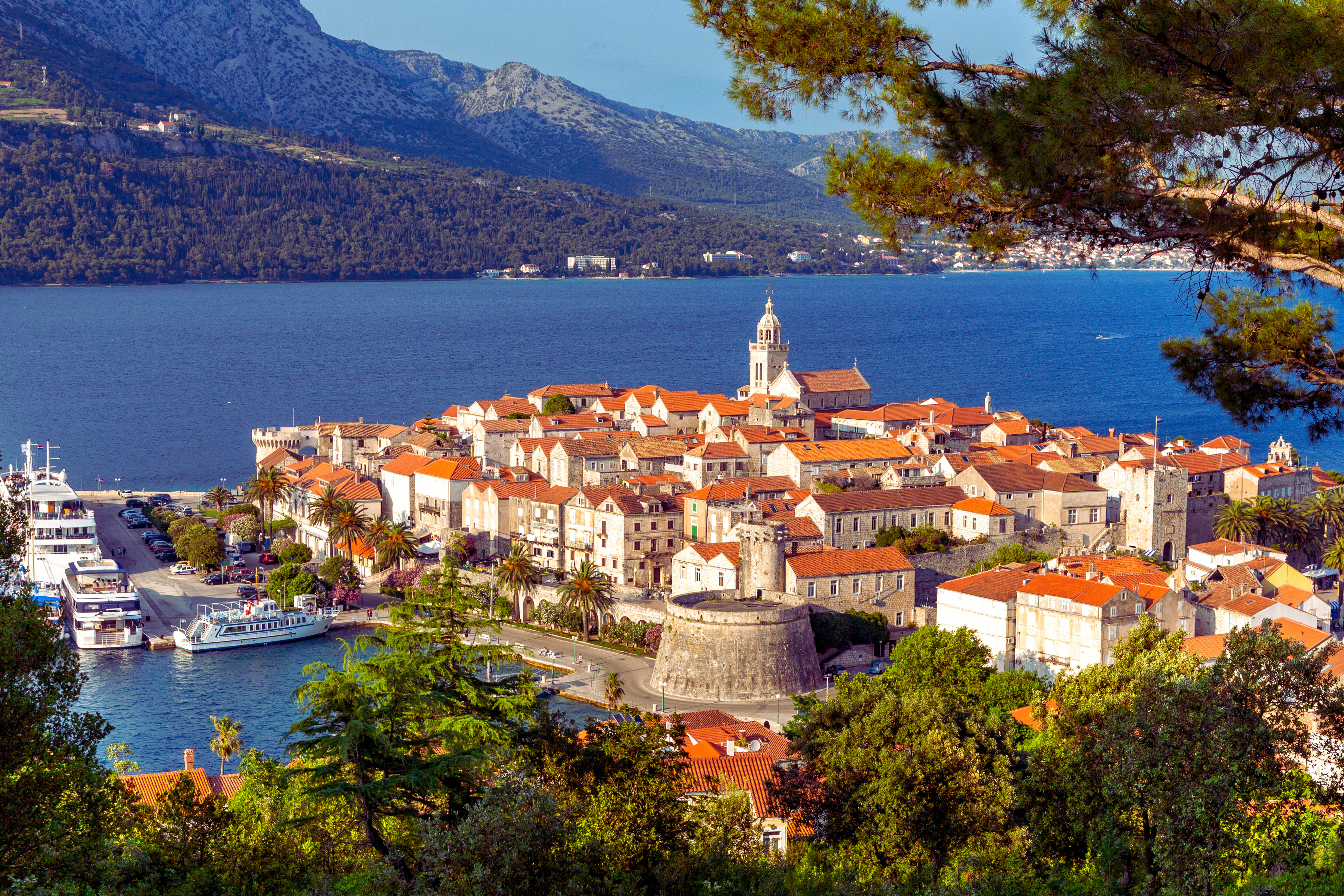 Korčula town on the island of Korčula