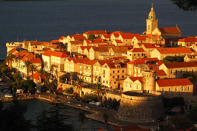 Korcula Town in the evening