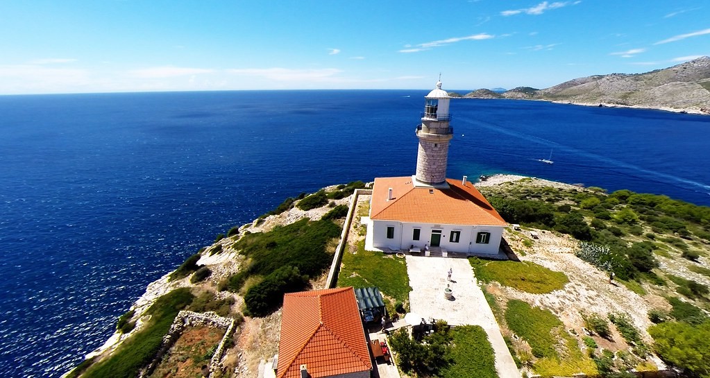 Lighthouse on Lastovo breathtaking view