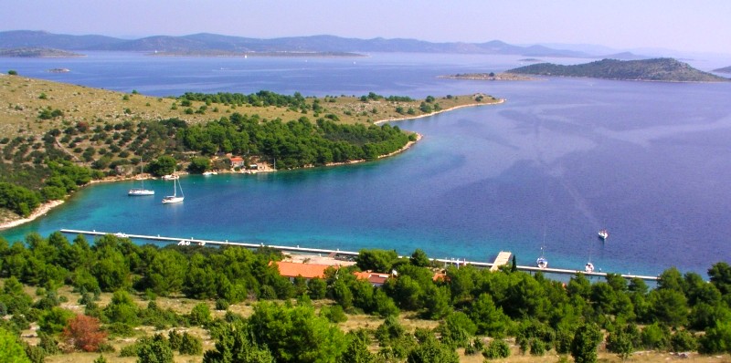 Marina on the island of Žut
