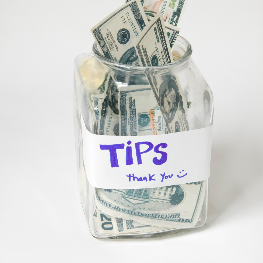 Jar for tips