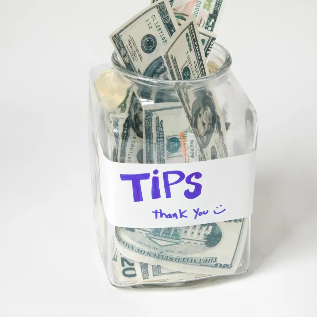 Jar for tips