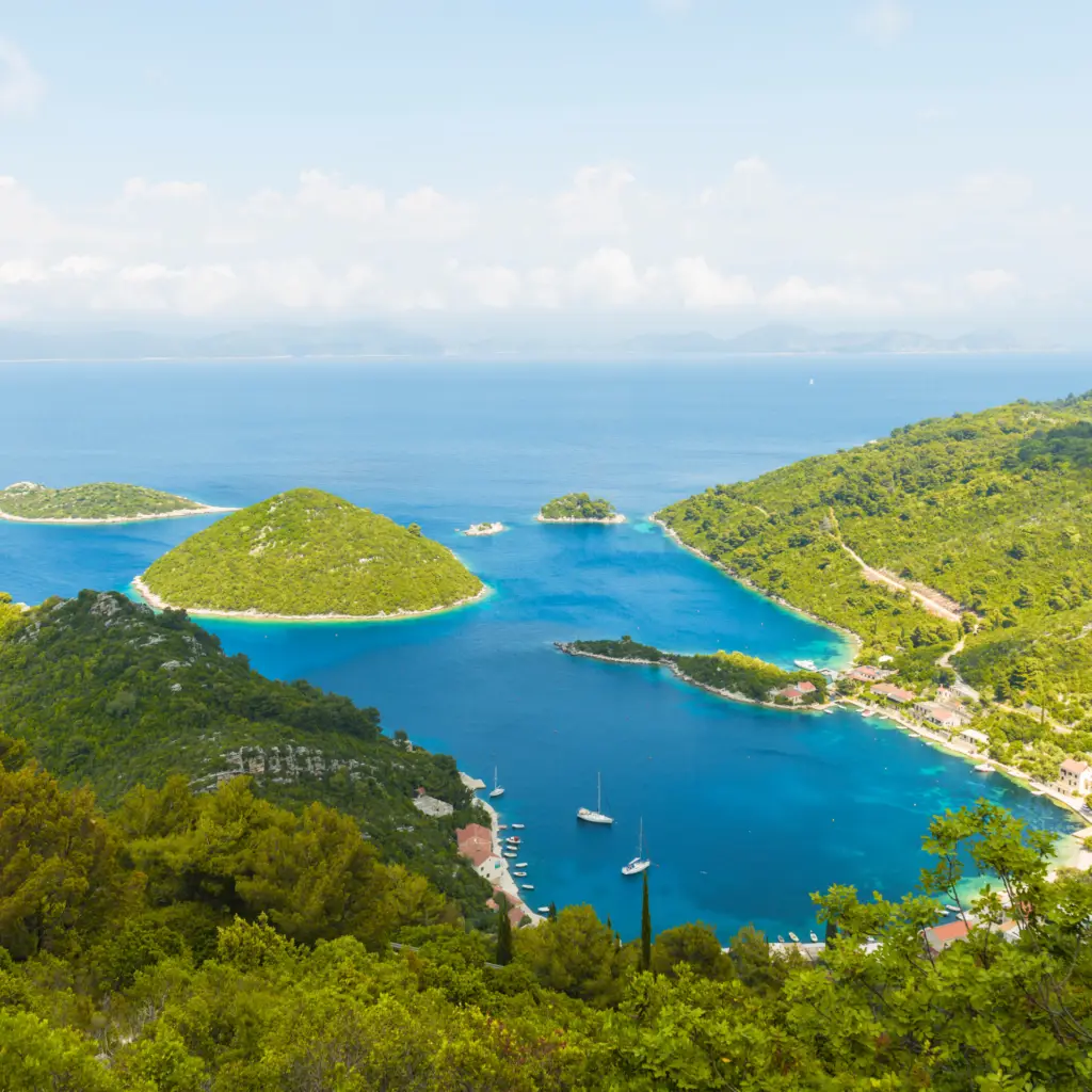 Mljet island in Croatia