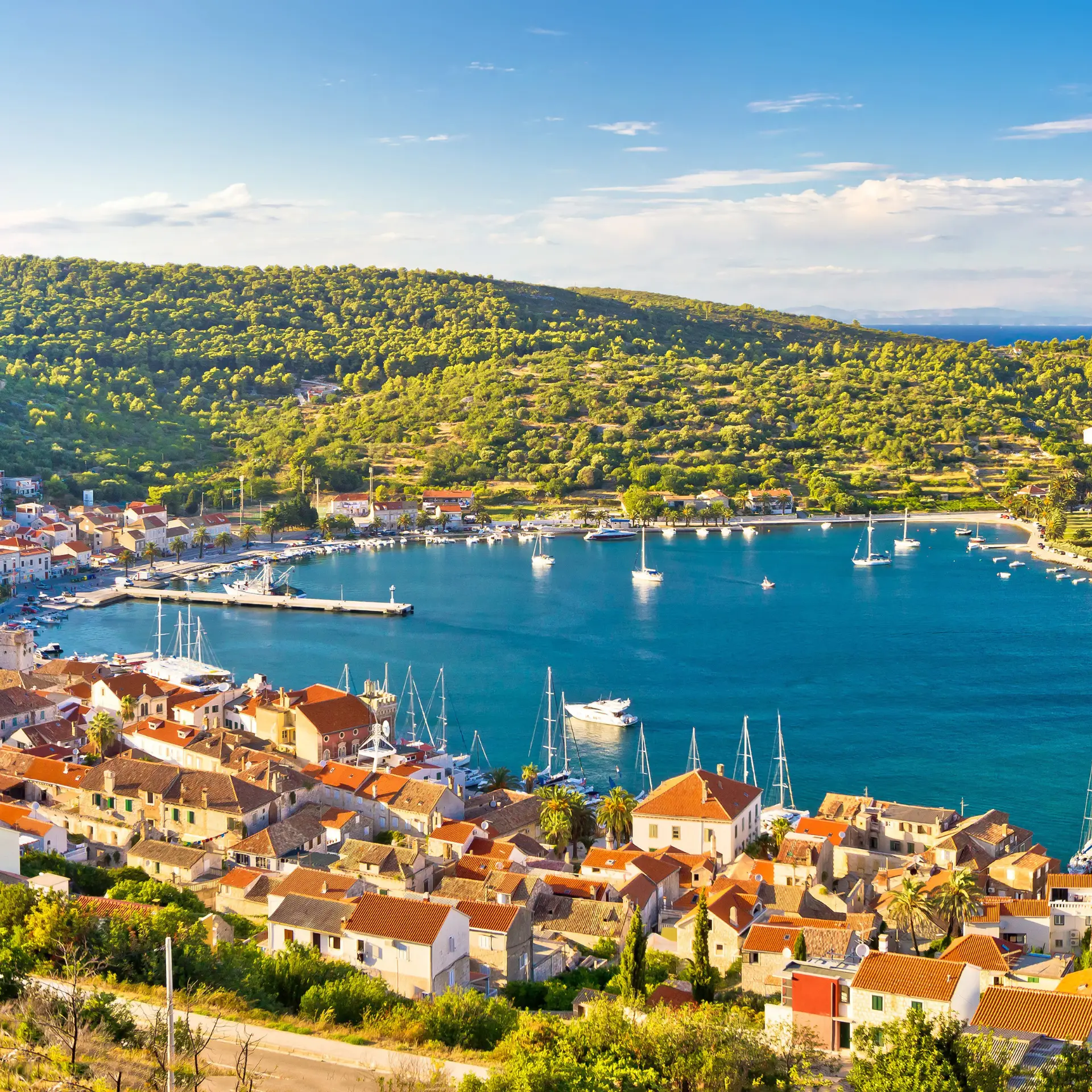 Town of Vis on the island of Vis