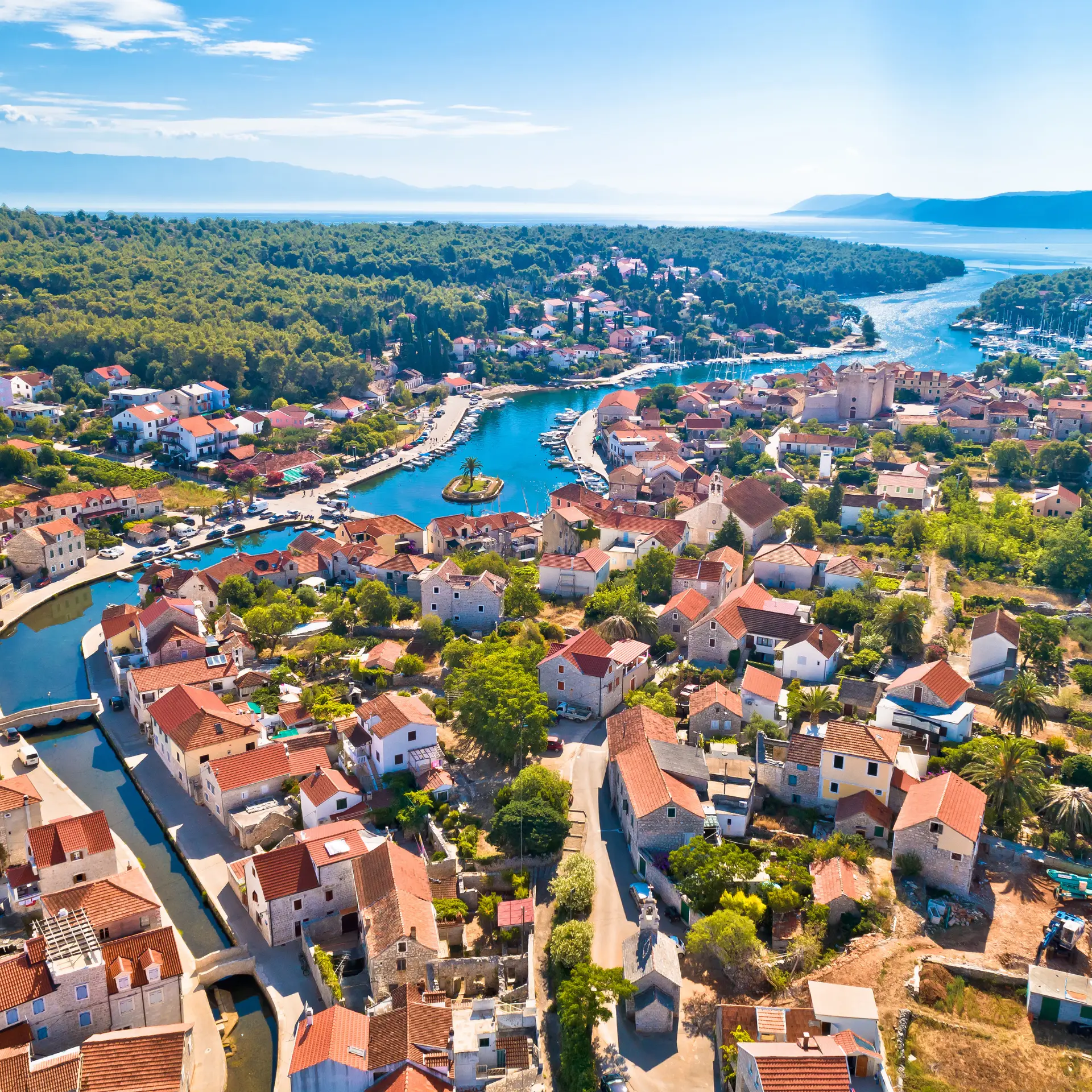 Vrboska on the island of Hvar